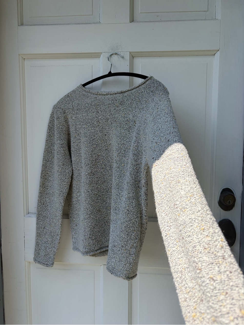 Cozy Columbia Cream Crewneck Sweater